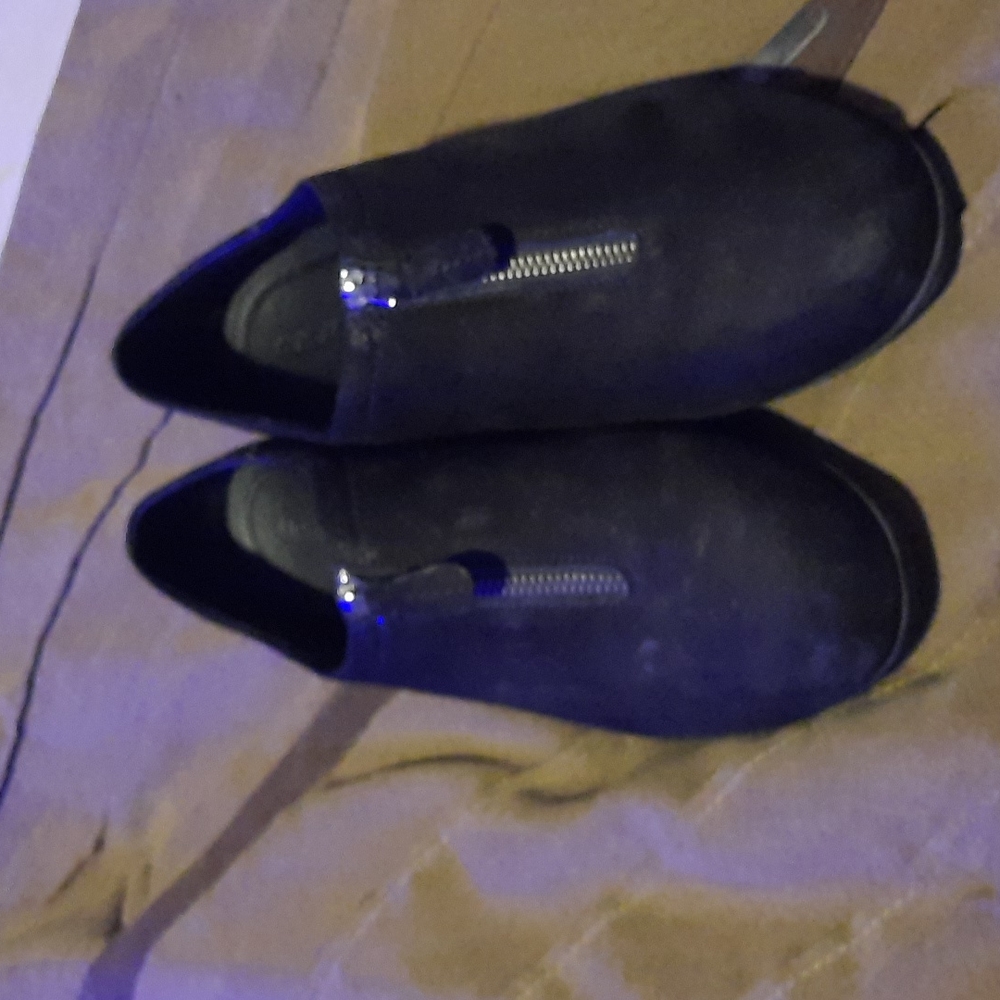 Dress slide on shoes